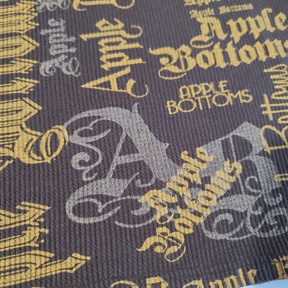 Vintage Apple Bottom Jeans Top Women's Plus Size 1 Brown Gold - Picture 10 of 12